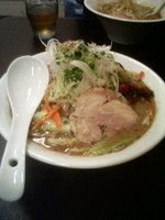 「野菜乗せラーメン」@平九郎Rの写真
