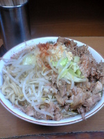 「ドカ盛り豚らーめん:880円」@ラーメン二郎 高田馬場店の写真