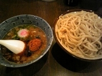 「つけ麺 （太麺・中辛・大盛り）」@麺屋 侍の写真