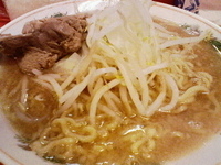 「ラーメン（極細麺・野菜少なめ）」@ラーメン 麺徳 東陽町店の写真