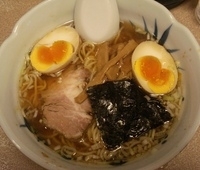 「玉子らーめん、和風ぎょうざ」@与ろゐ屋の写真