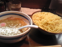 「チャーシューつけめん大盛」@大勝軒 十五夜 新宿御苑店の写真