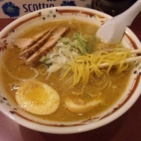 「味噌卵ラーメン 850円」@狼スープの写真