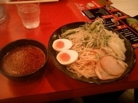 「つけ麺（大）」@廣島つけ麺本舗 ばくだん屋 心斎橋店の写真