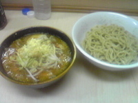 「つけ麺（野菜ニンニク）」@ラーメン二郎 京成大久保店の写真