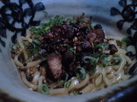 「ねぎ油そば（600円）」@麺や Bar 渦の写真