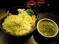 「柚子薫る味噌つけめん+炊き込みごはん（ランチ無料）」@麺屋 金みそ商店の写真