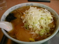 「チャーシュー麺 麺堅め ネギ」@大勝軒 北習志野店の写真
