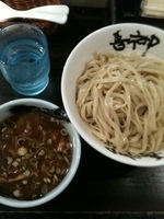 「豚骨和風つけめん」@喜神の写真