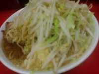 「小ラーメン ヤサイ ニンニク」@ラーメン二郎 小岩店の写真