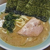 「らーめん（麺硬め・油少なめ￥600）」@吉祥寺 武蔵家の写真