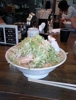 「味玉子ラーメン+野菜多め（750円）」@こってりらーめん 誉の写真