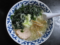 「塩わかめラーメン（￥750）」@らーめん一心亭の写真