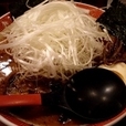 ネギのせらーめん （麺カタ脂ふつう）