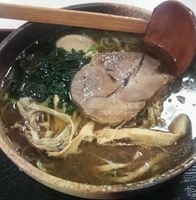 「煮干しラーメン（醤油）600円」@匠亭の写真