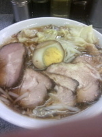 「ワンタンチャーシューメン」@中華麺店 喜楽の写真