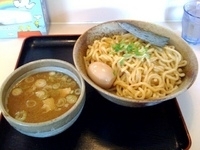 「渓つけめん+大盛+味玉」@食処 渓の写真