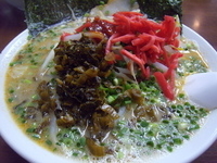 「豚骨らーめん かく￥780+替え玉￥150」@博多ラーメン とんこつ家の写真