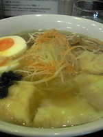 「塩ワンタン麺」@ひるがおの写真