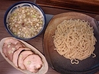「つけそば+煮玉子+チャーシュー」@頓知房の写真