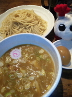 「地粉つけめん+クーポンで味玉」@あさか 麺工房、 朝霞本店の写真