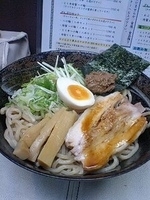 「あぶらそば（まぜそば）大盛り」@つけめん 琥珀の写真