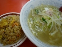 「湯麺+小焼飯（750円）」@中華料理 とんとんの写真