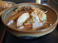 「北海道味噌野菜ラーメン大盛り」@味噌屋 麺四朗の写真