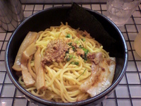 「油そば（大盛）」@油そば 雷神 市川店の写真