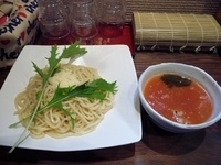 「トマトつけ麺 750円」@麺屋たつみ 喜心 秩父店の写真