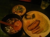 「つけ2号 + ランチセット（ミニ肉ご飯）」@濱塩らぁめん 白虎の写真