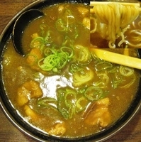 「カレーラーメン」@手打ちラーメン 恒の写真