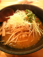 「味噌ラーメン（太麺） 600円」@麺や 松の写真