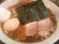 「らーめん+メンマ（800円）」@麺屋錦 新橋の写真