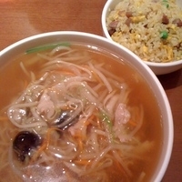 「サンマーメン+ハーフチャーハン（￥1,000）」@崎陽軒中華食堂 横浜ポルタ店の写真