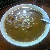 「カレーラーメン（麺少なめ）」@手打ラーメン成味の写真