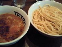 「辛つけめん味玉サービス」@TETSU 品川店の写真