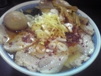 「塩チャーシューメン+味付玉子」@中華そば べんてんの写真