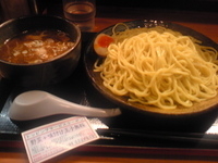 「醤油つけ麺 大盛り（450g）」@つけ麺屋 のぶなが 北口店の写真