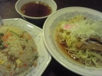 「油そば+チャーハン」@東大楼の写真