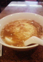 「ラーメン（450円）本日開店サービスで160円」@中華料理 満福の写真