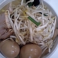味玉味噌ラーメン+大盛り（野菜、ニンニク）