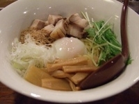 「まぜまぜ汁なし麺（あっさり塩スープ付き）」@凌駕Ninjaの写真