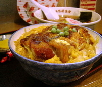 「カツ丼セット（煮込みソースカツ） 1,280円」@牛乳屋食堂 新横浜ラーメン博物館店の写真