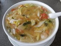 「トマトラーメン（800円）大盛（200円）」@楽天の写真