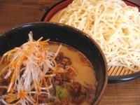 「坦々つけ麺(中太麺)」@麺屋わかさの写真