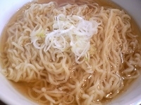「かけラーメン白+大盛り」@自然洞 麺舗の写真