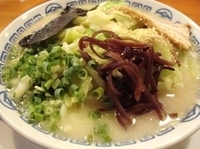 「まるきんラーメン+キャベツ 【600円+150円】」@博多まるきんラーメン 木場店の写真