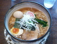 「九十九里煮干しそば・大盛り+味玉」@麺処 田ぶし 沼津店の写真