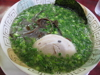 「ねぎらーめん（バリカタ）￥800+替玉（ハリガネ）￥120」@博多長浜らーめん 楓神の写真